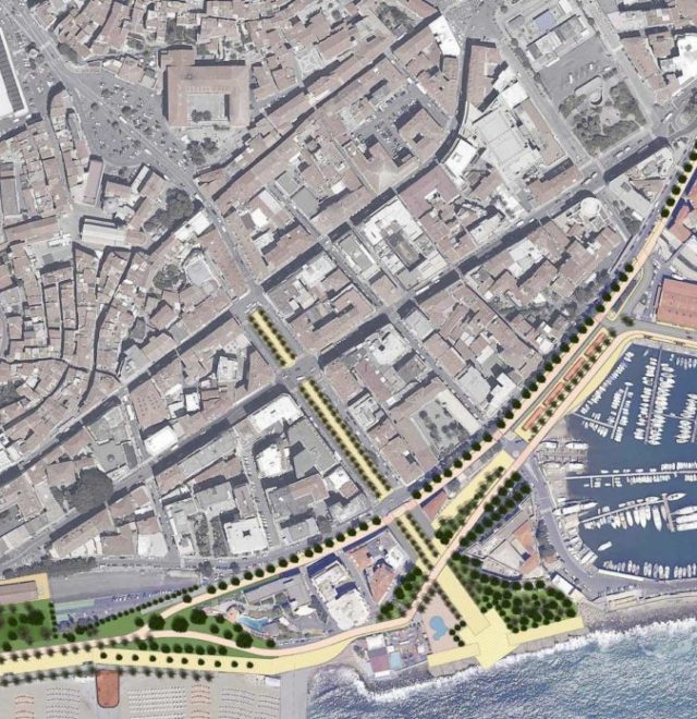 Rénovation urbaine Front de Mer, Sanremo, Italie