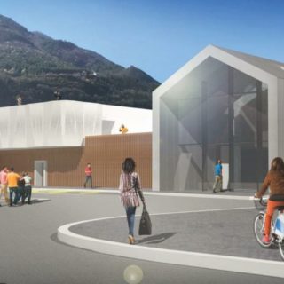 Centre Commercial et Service Public, Entrevaux, France