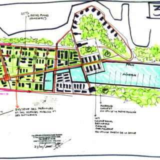 Port Fluvial et Complexe Résidentiel, Verneuil, France